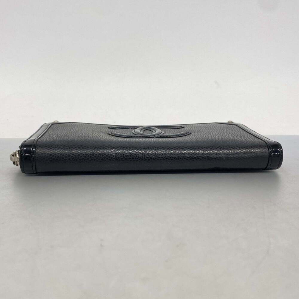 CHANEL Black Leather Wallet - Picture 2 of 9